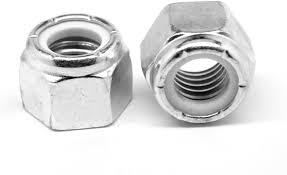 Picture of Brighton Best 312250 M10-1.50 Din 985 Coarse Nylon Insert Thin Locknuts Class 10 Din 985 Zinc Cr+3